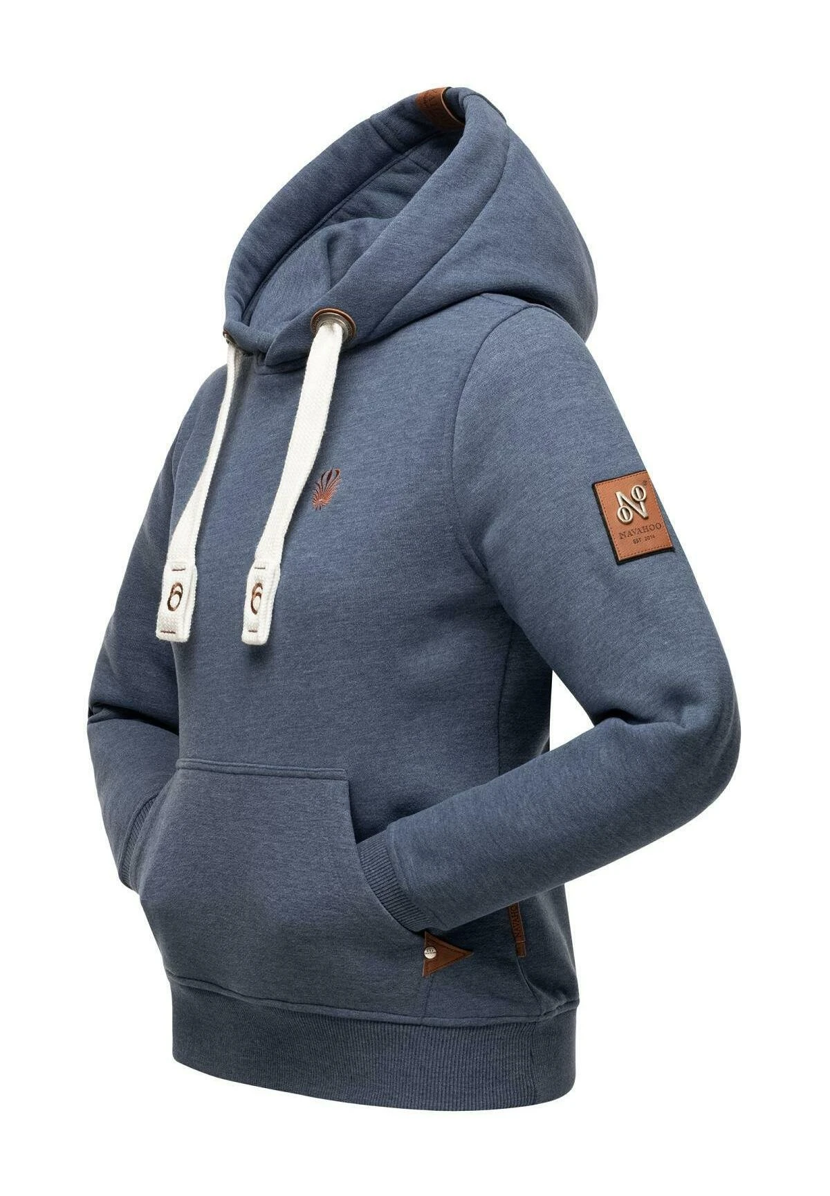 Navahoo Damlaa - Hoodie - Dusty Blue Melange 4 Navahoo Damlaa - Hoodie - Dusty Blue Melange - Afbeelding 2